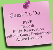 Guest Checklist